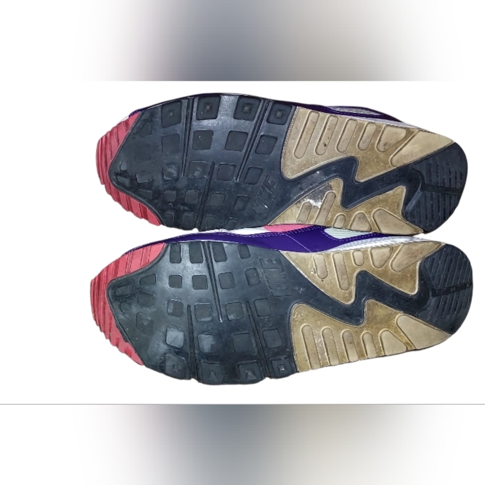 Nike White Pink Purple Air Max Sneakers - Picture 7 of 7